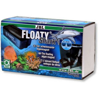 JBL FLOATY Shark - Schwimmender Scheiben-Reinigungsmagnet für dicke Aquarienscheiben bis max. 20 -30 mm Stärke