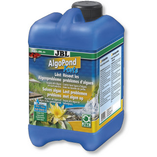JBL AlgoPond Forte Algenmittel zur Bekämpfung gegen Algen Fadenalgen im Koi Teich Gartenteich Schwimmteich - Menge: 2,5 L (2740700)