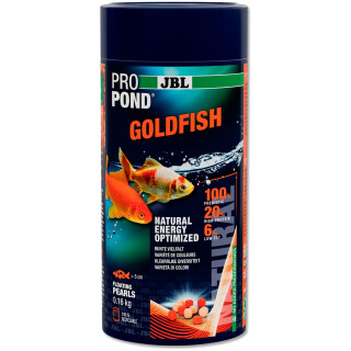 JBL PROPOND GOLDFISH Ganzjahresfutter für Goldfische und Schleierschwänze - Menge: 1 Liter / 160 g (5020100)