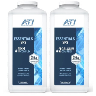 ATI Essentials SPS Set = #1 KH + #2 Ca (Nachfolgeprodukt von Essentials Plus) - Menge: 2 x 2.700 ml