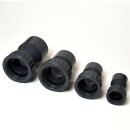 Pumpenanschluss von VDL PVC Druckrohr 2/3 Kupplung Klebemuffe mit Gummi Dichtung Ø 50 mm x 1 1/2"