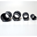 Pumpenanschluss von VDL PVC Druckrohr 2/3 Kupplung Klebemuffe mit Gummi Dichtung Ø 50 mm x 1 1/2"