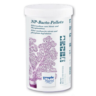 Tropic Marin® NP BACTO PELLETS - Filtermedium zum Nitrat und Phosphatabbau im Meerwasser Aquarium - Menge: 500 ml