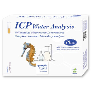 Tropic Marin ICP Water Analysis - Plus - Meerwasser Laboranalyse inkl. Umkehrosmosewasser