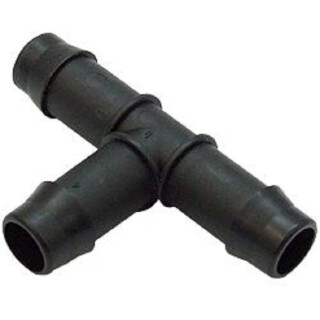 Luftschlauch T-Stück- Farbe: schwarz Ø16 mm