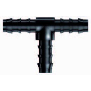 Luftschlauch T-Stück PP - Farbe: schwarz 19 x 13 x 19 mm