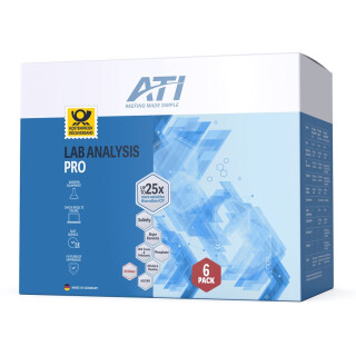 ATI Lab Analysis Pro 6er Set - Wasseranalyse Water Analysis Wassertest Meerwasser Aquarium - inkl. Rückversand DE