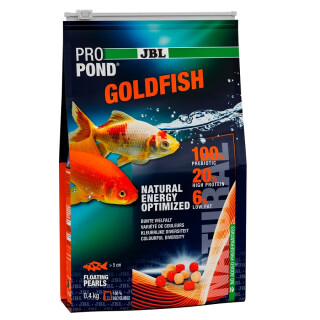 JBL PROPOND GOLDFISH Ganzjahresfutter für Goldfische und Schleierschwänze - Menge: 0,4 kg